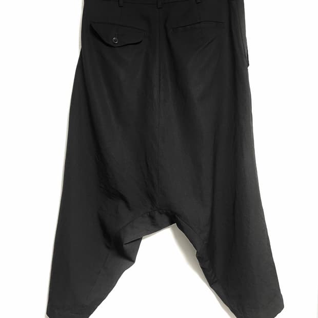 꼼데가르송 블랙 사루엘 펭귄 팬츠