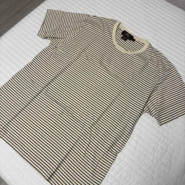 [L] rrl 더블알엘 스트라이프 반팔티