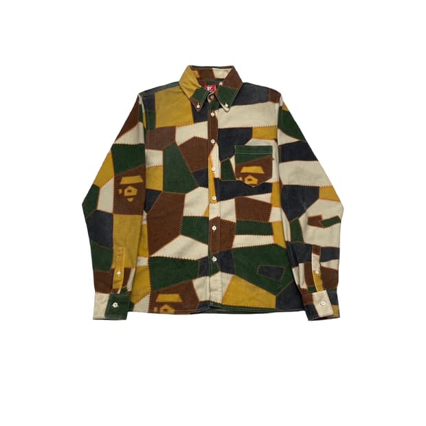 베이프 Og 멀티컬러 사루포켓 셔츠