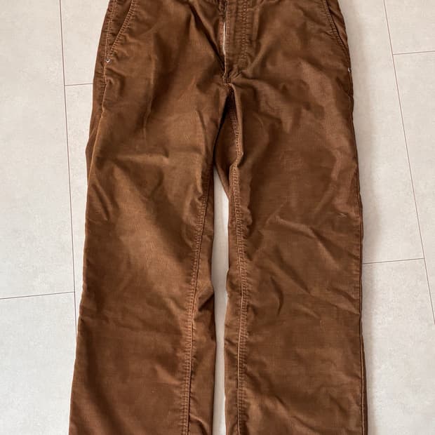Vintage 00s Nike acg 코듀로이 브라운 팬츠 34