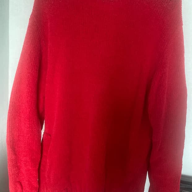 undercover언더커버 원포켓 레드니트