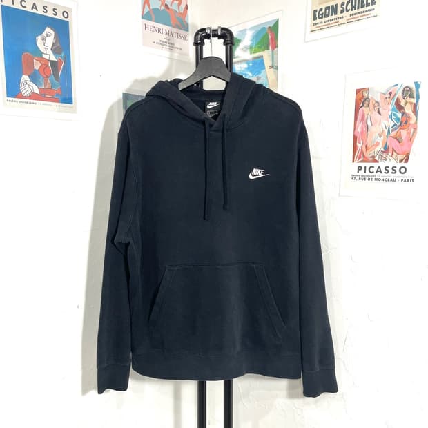 나이키 자수로고 후드티