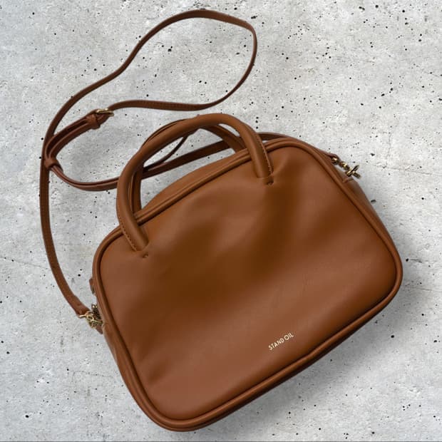 스탠드오일 두두백 카멜 토트백 숄더백