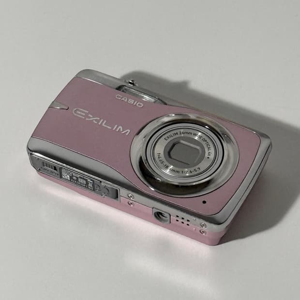 카시오 엑슬림 z550 핑크 작례o