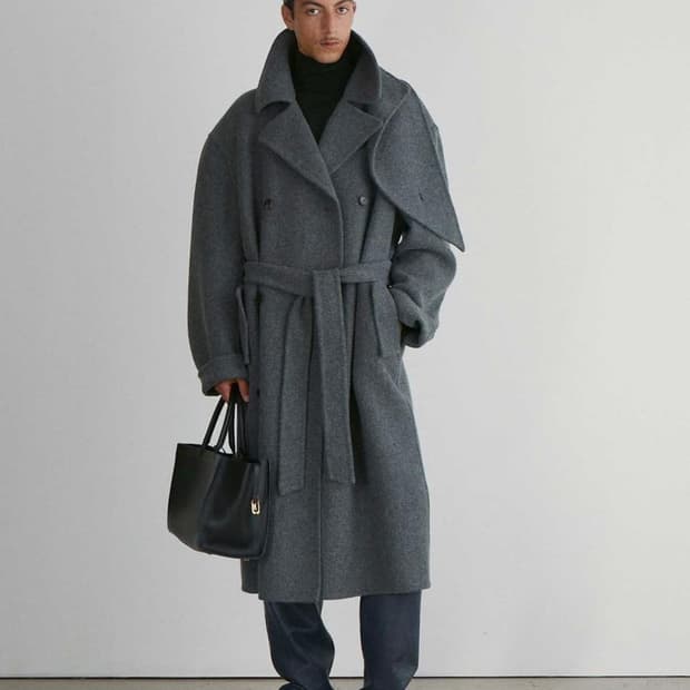 (구매글) 렉토 쿠세 코트 그레이 2사이즈 