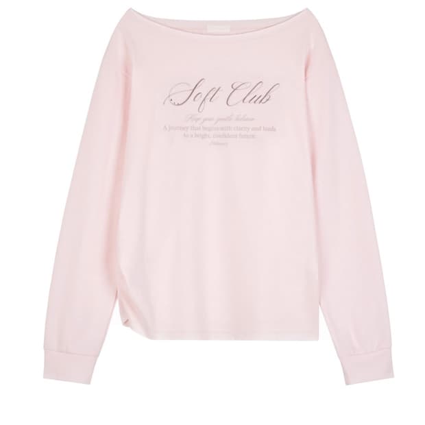 클리시어 소프트 클럽 원숄더 핑크