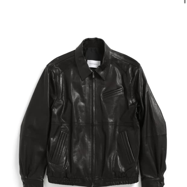 해칭룸 램스킨 레더자켓(블랙,다크브라운)