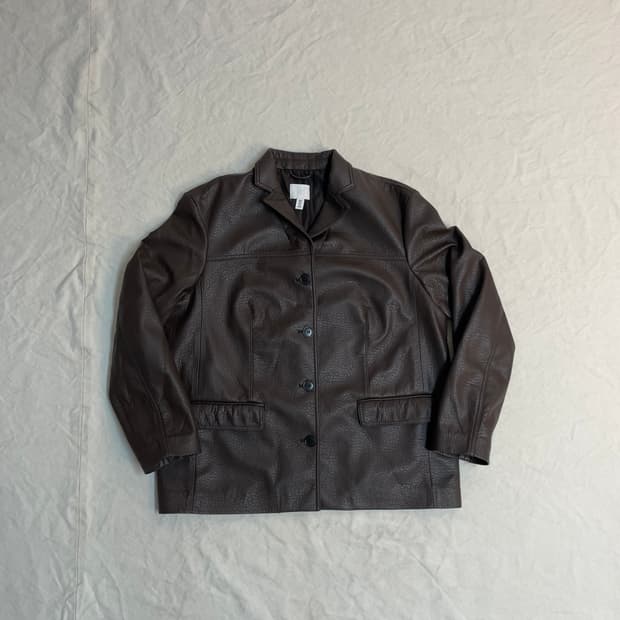 H&M 레더 자켓