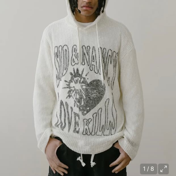 바스틱 니트 후드