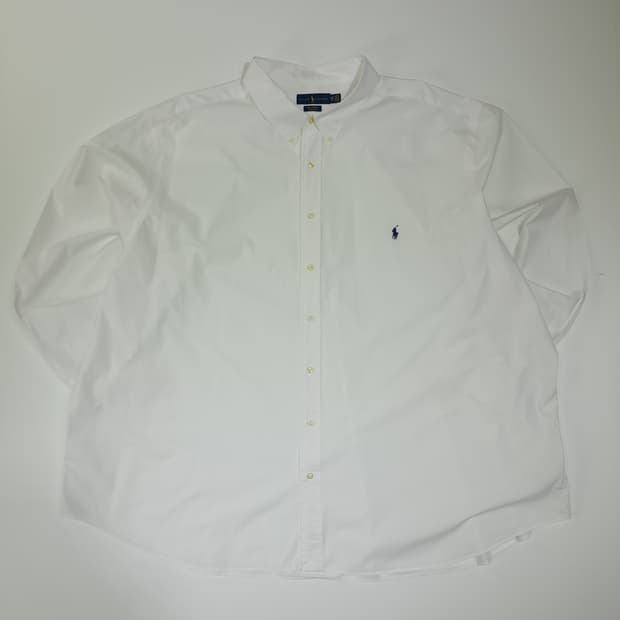 CL463 5XB 폴로 코튼 스트레치 화이트 버튼다운 셔츠 남방