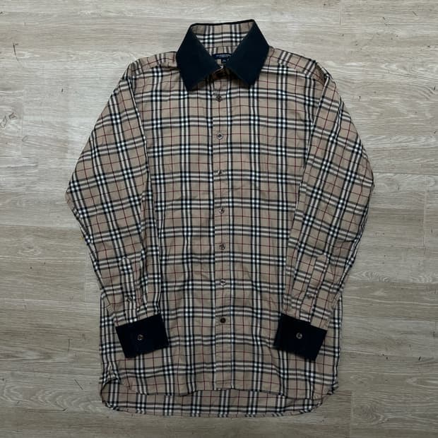 버버리 키즈 체크 셔츠 남방