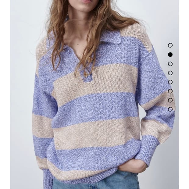 자라 폴로 니트 m (새상품)