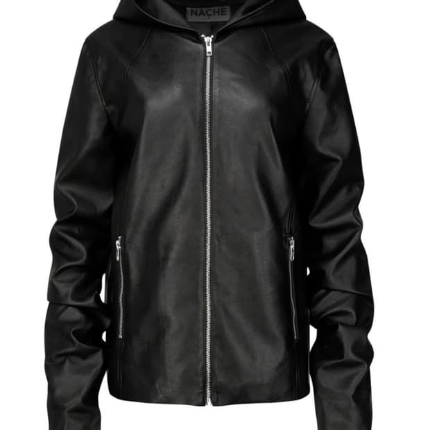 나체 nache hoodie leather jacket 가죽자켓 삽니다