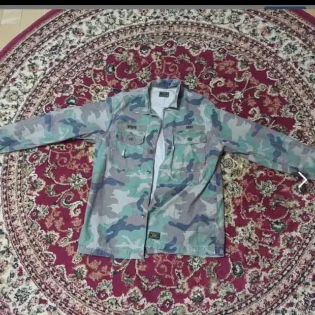 XL 더블탭스 카모 정글 셔츠 버즈