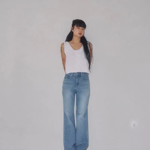 스무스무드 부츠컷 데님 팬츠