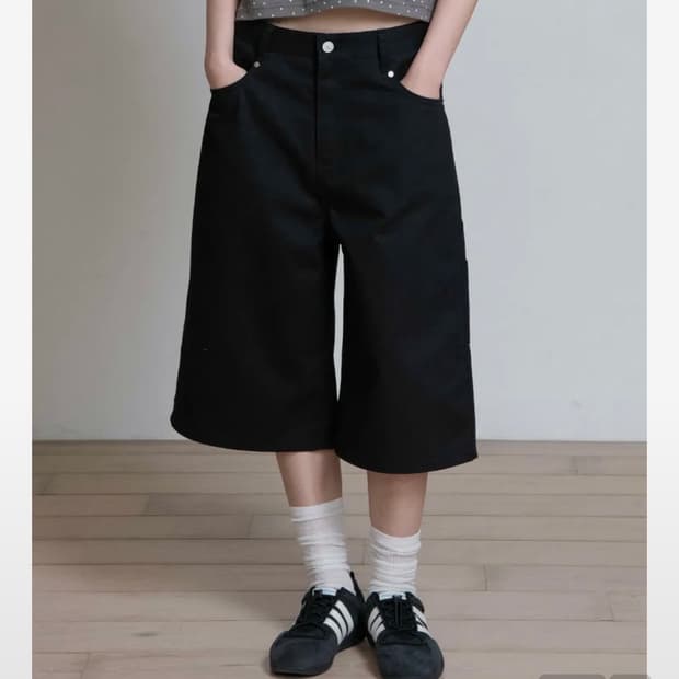 오피쉬 버뮤다 팬츠 OAF LOGO BERMUDA PANTS, BLACK