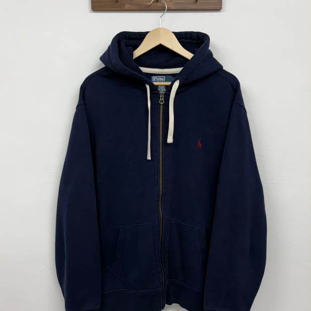 [XXL] 폴로 랄프로렌 네이비 써멀 빅사이즈 후드집업