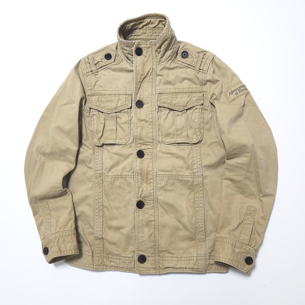 아베크롬비 센티널 밀리터리 워싱 야상 자켓