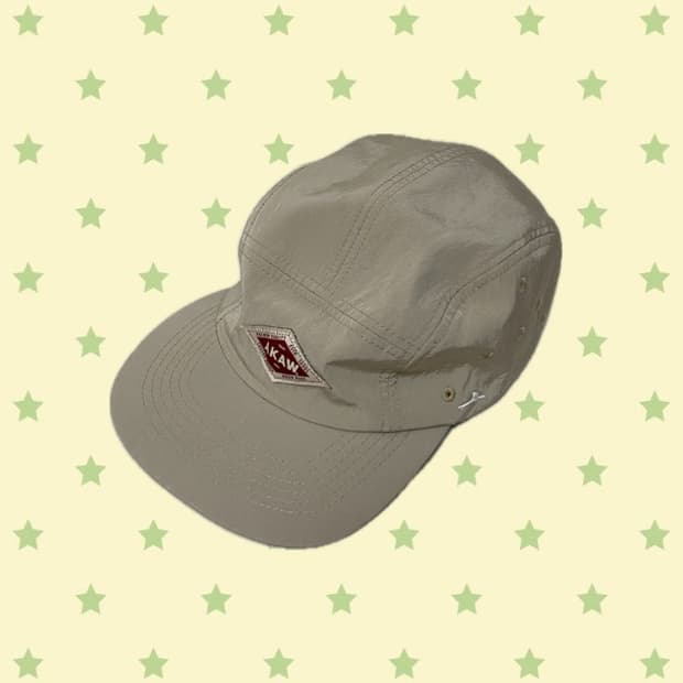 빈티지 아카우 일자챙 캠프캡 모자