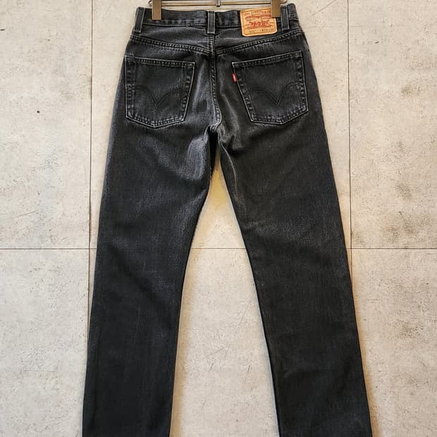 리바이스 505 흑청 팬츠
