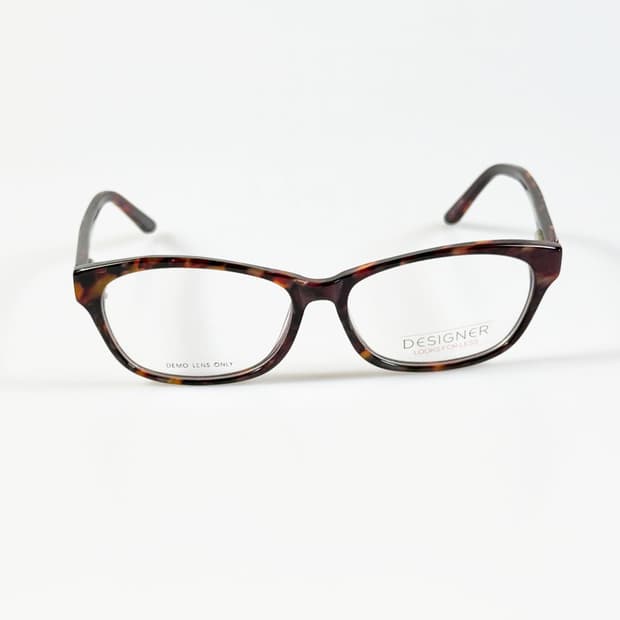 DESIGNER 토터스쉘 뿔테 스퀘어 프레임 빈티지 안경