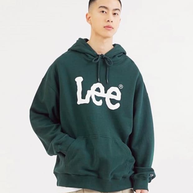 LEE(리) 빅 트위치 루즈핏 후디 다크 파인
