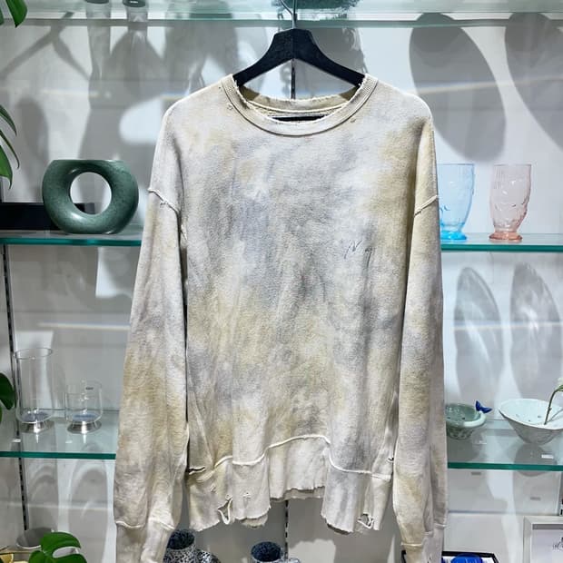 안셀름 marbling sweat shirt