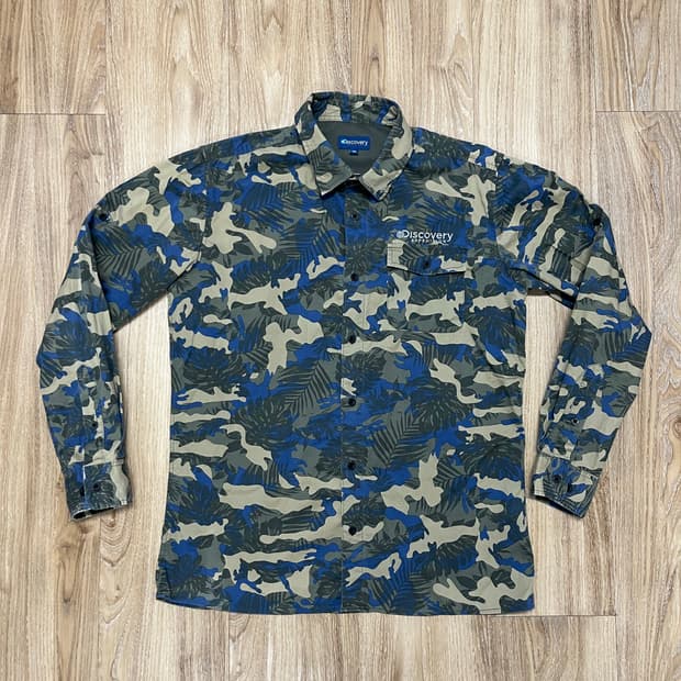 디스커버리 정글 카모 포켓 셔츠 100