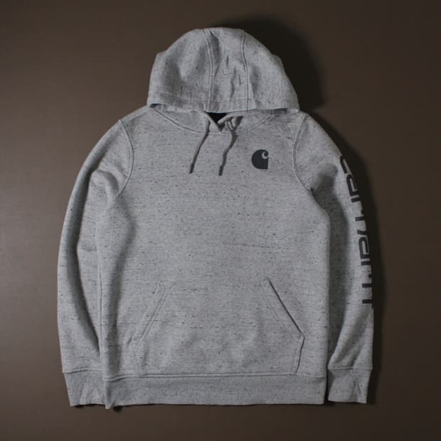 Carhartt 칼하트 기모 로고 프린팅 후드티 