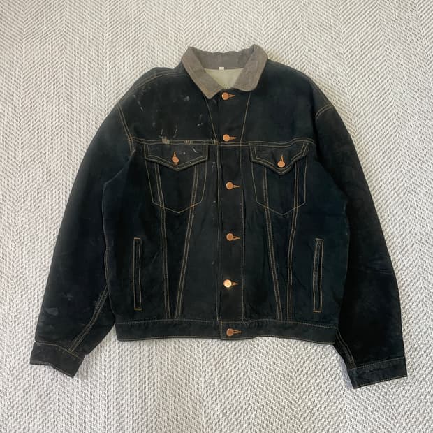 Pegabo 페가보 워셔블 스웨이드 트러커 재킷