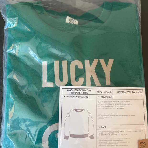 [L] 컬렉트피시스 스웻셔츠