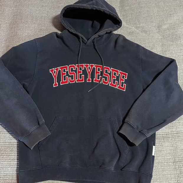 (XL)예스아이씨 후드티 네이비