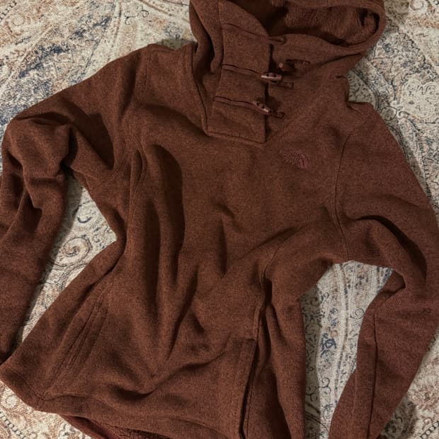 빈티지 노스페이스 토글넥 후드