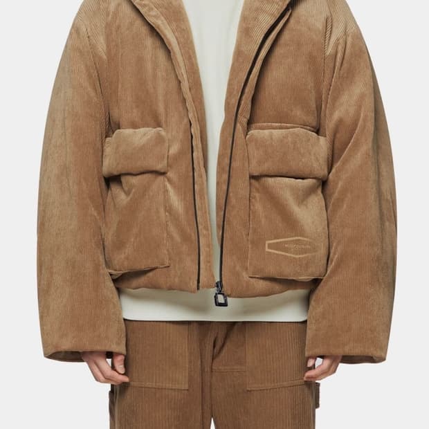 우영미 코듀로이 패딩 48