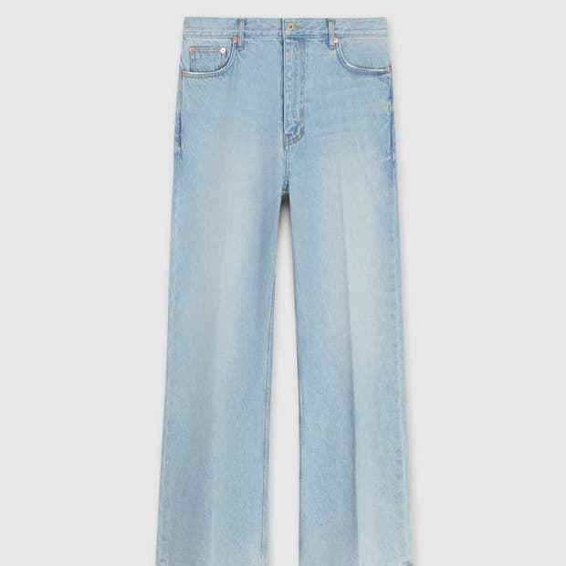 CALI WASH DENIM TROUSERS LIGHT BLUE