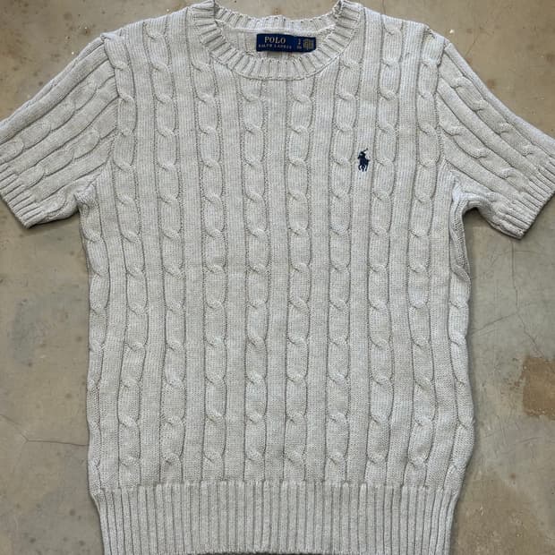 🫶🏻 폴로랄프로렌 여성용 Ivory 반팔 니트 🫶🏻