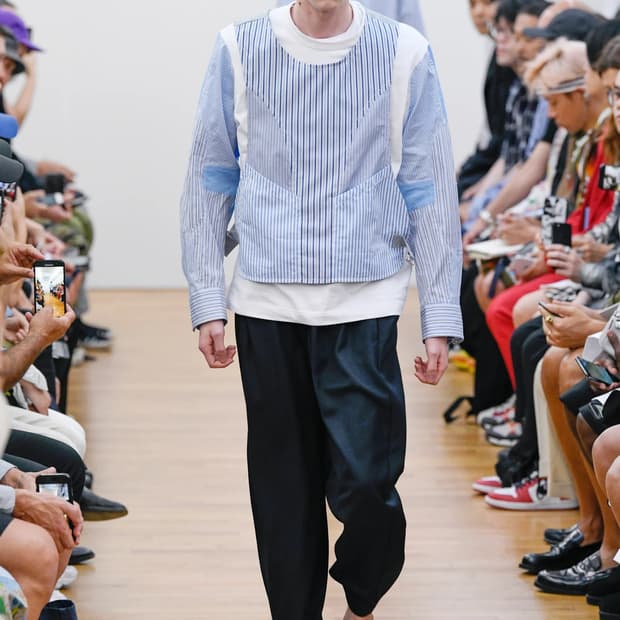 꼼데가르송 셔츠 스트라이트 베스트 L