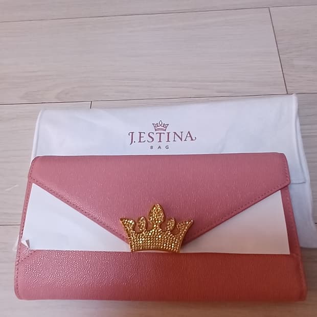 제이에스티나 장지갑(크로스백 겸 클러치백 가능) 