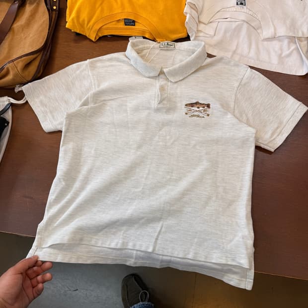 80 ~ 90S L.L.BEAN 엘엘빈 피케셔츠 폴로셔츠 카라티셔츠