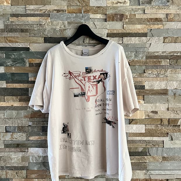 프로토콜인덱스 HAND DRAWING WASHED T-SHIRT