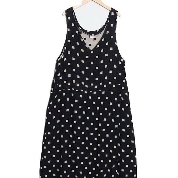 earth-eco-loco Gauze Sleeveless One-Piec
