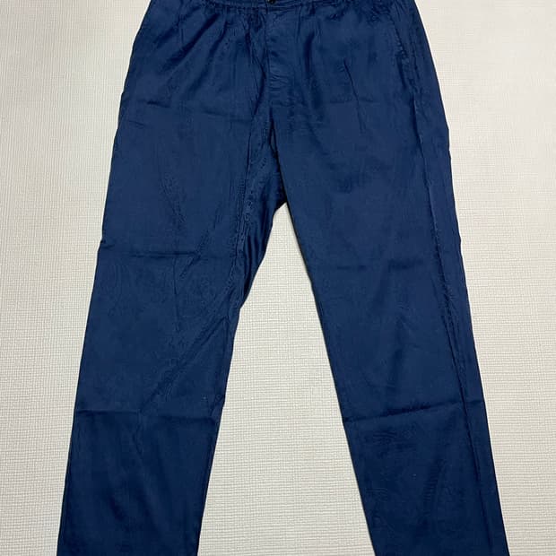 스투시 브라이언 페이즐리 팬츠 네이비