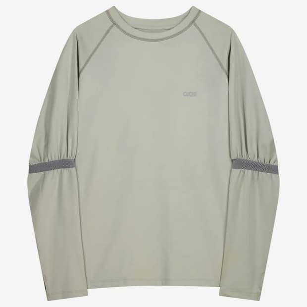 오호스 Mesh Band Puff Sleeve / mint grey