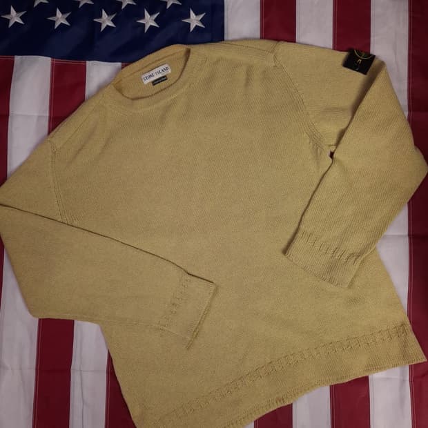 오리지날 구형 스톤아일랜드 라운드 니트