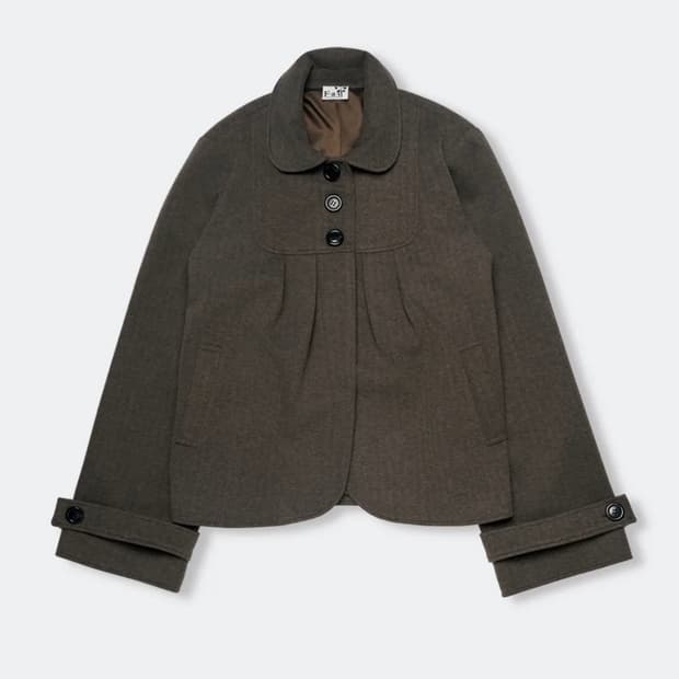 에프에이디 헤링본 숏코트