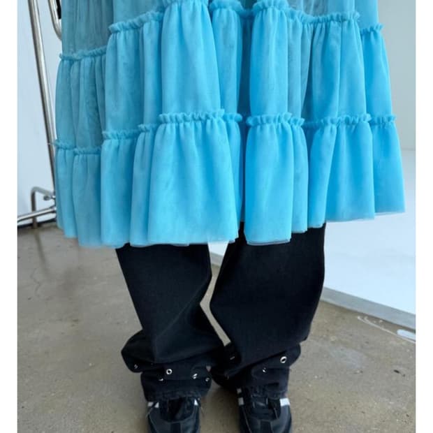 [어나더랭귀지] eyelet point denim pants 