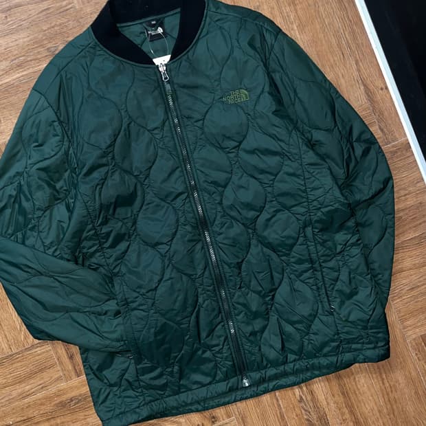 노스페이스 퀄팅 집업 경량패딩