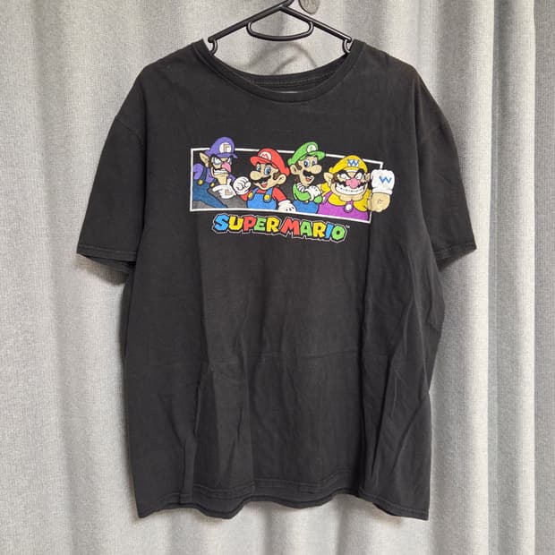 Super Mario 빈티지 반팔 티셔츠 L(100)