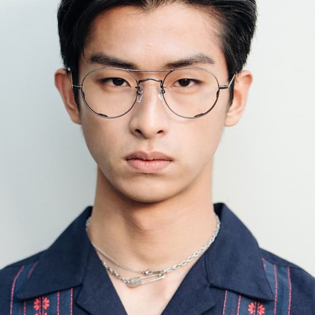 애쉬크로프트 헨리 치나스키 투브릿지 안경 / 실버 