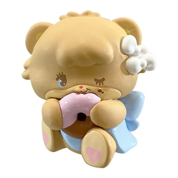 mikko 캐릭터즈 굿즈 판매 냠냠 파티 미니 피규어 라떼 페이스 파우치